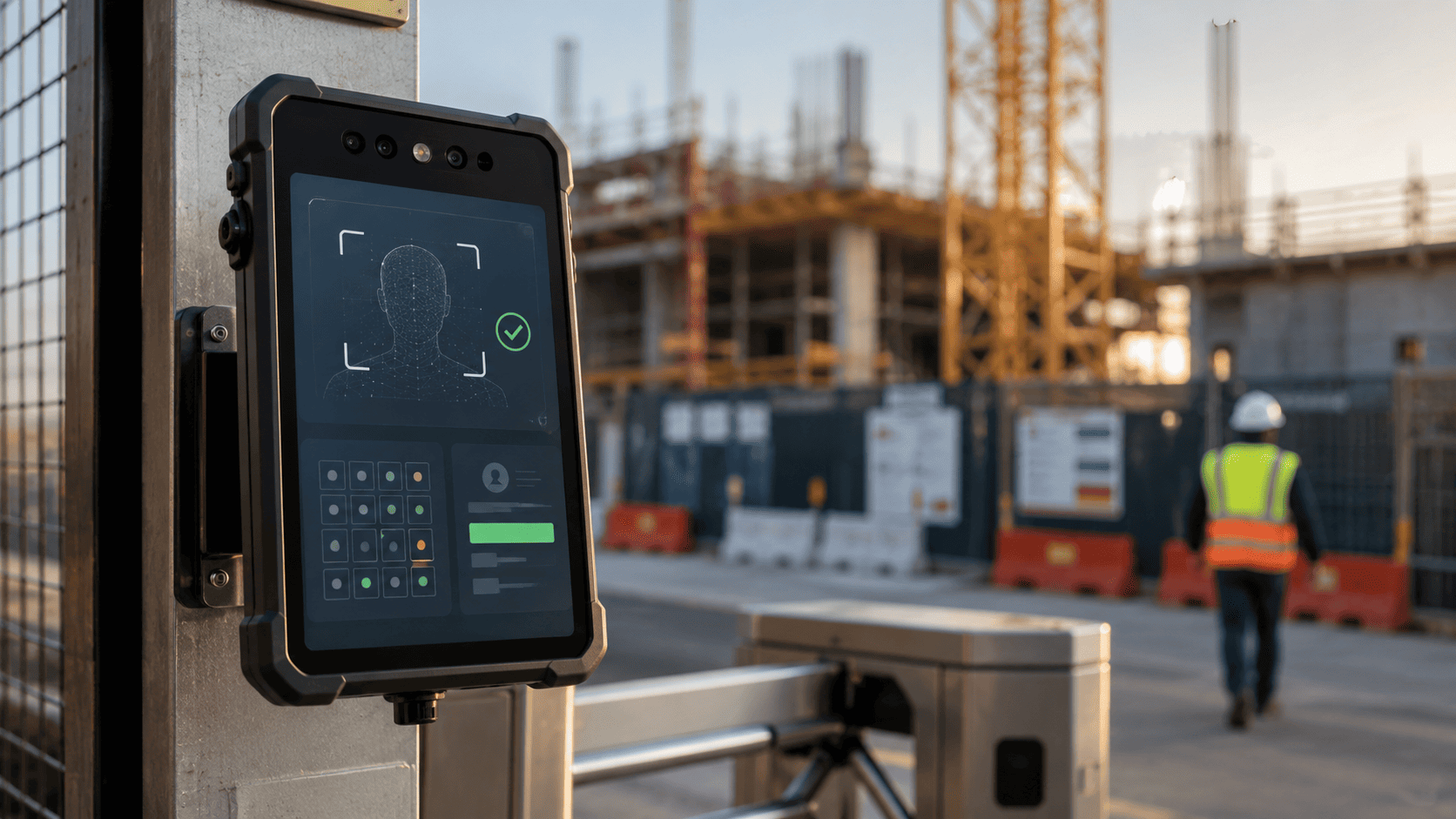 Solving site attendance for a large construction company with biometric HR