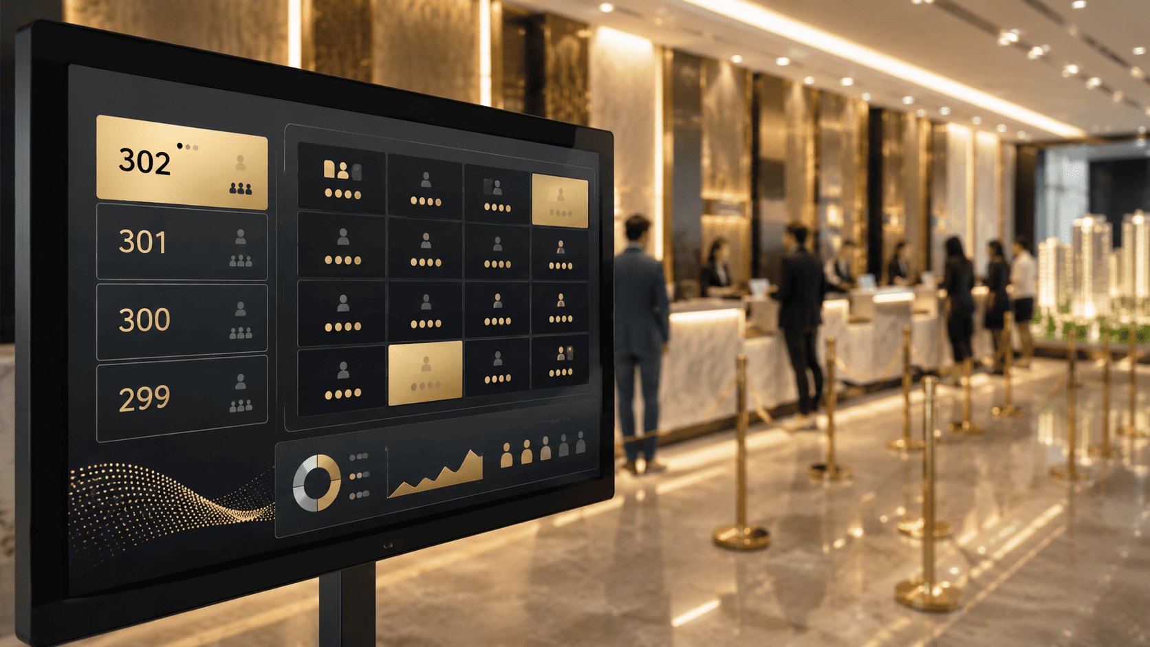 Managing 1,500+ invitees across 30 counters for a builder's unit allocation event
